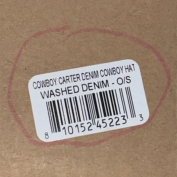 Cowboy Carter Denim Cowboy Hat